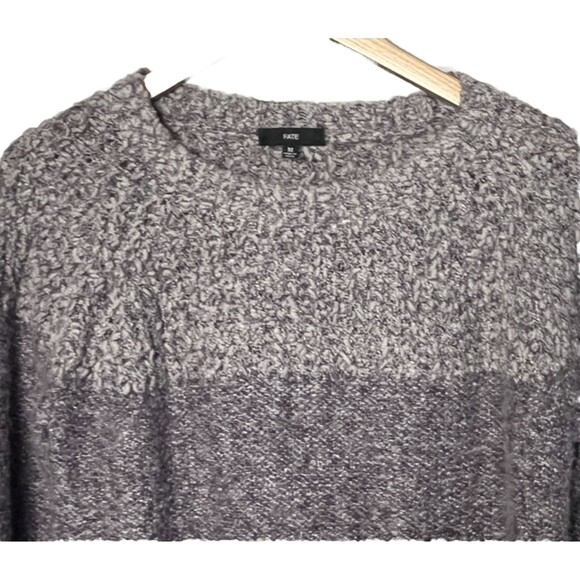 Fate Sweater Long Sleeve Purple Pullover Textured Size Medium Boho Cottage Cozy‎ - Picture 3 of 6